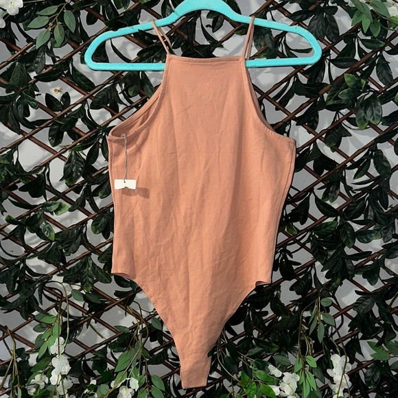 Chic Tan Women's Bodysuit - Picture 2 of 5